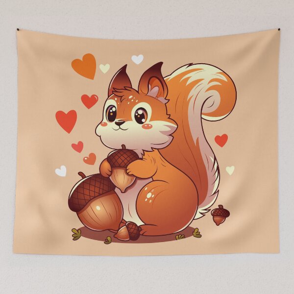 Item preview, Cute Squirrel designed and sold by ArteDelCine.