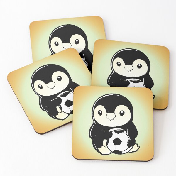 Item preview, Kawaii Penguin Soccer Chibi Ball designed and sold by AstronautMerch.