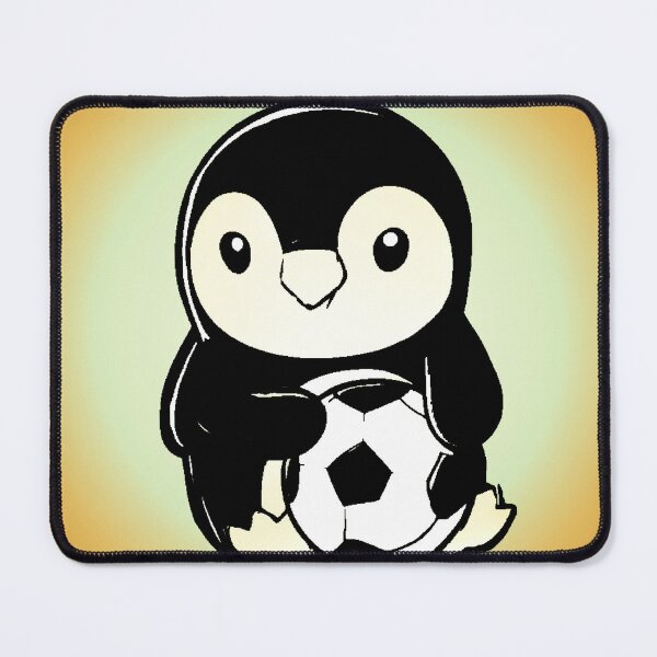 Item preview, Kawaii Penguin Soccer Chibi Ball designed and sold by AstronautMerch.