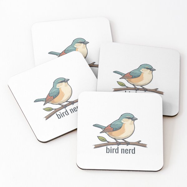 Item preview, Cute Bird Nerd Illustration Cartoon Graphic designed and sold by Smoking_Animals .
