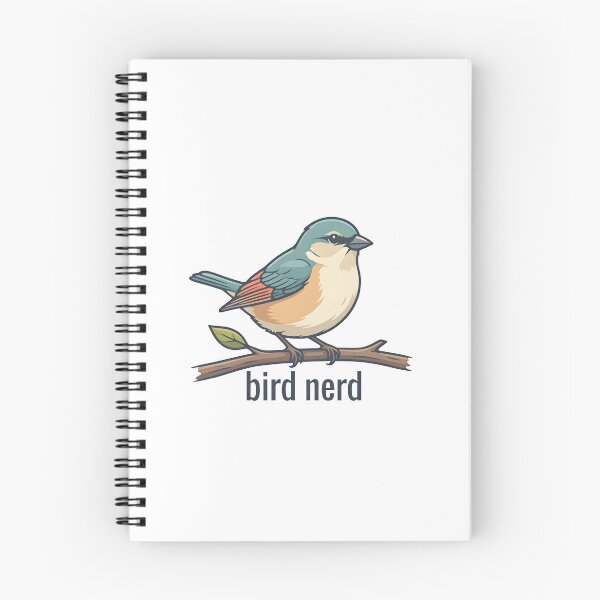 Item preview, Cute Bird Nerd Illustration Cartoon Graphic designed and sold by Smoking_Animals .