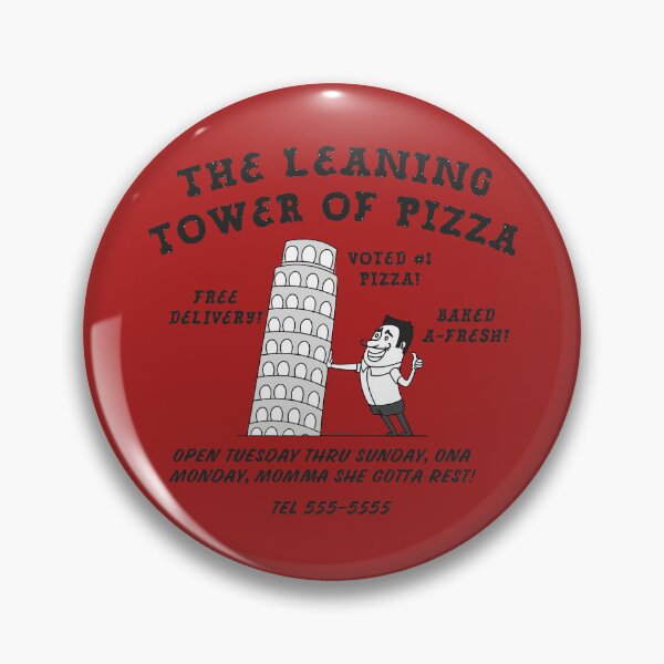 Item preview, Leaning Tower of Pizza designed and sold by Normbot2000.
