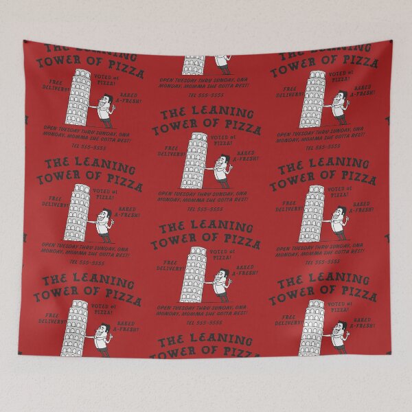 Item preview, Leaning Tower of Pizza designed and sold by Normbot2000.