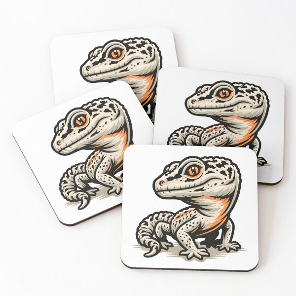 Item preview, Sticker - Decal - Spotted Gecko Charm designed and sold by ForeverPrintsOK.