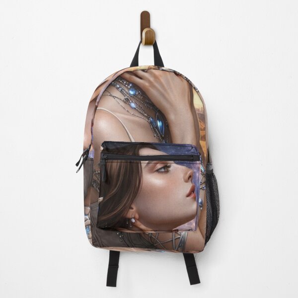 Item preview, Space Sci-Fi Queens Galaxy Portrait | AI Lesbian Romance Art designed and sold by IRON SIREN.