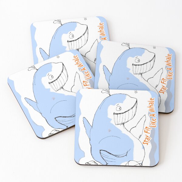 Item preview, Stay Fit like A Whale (Drawing by ACCI)  designed and sold by VanyssaGraphics.