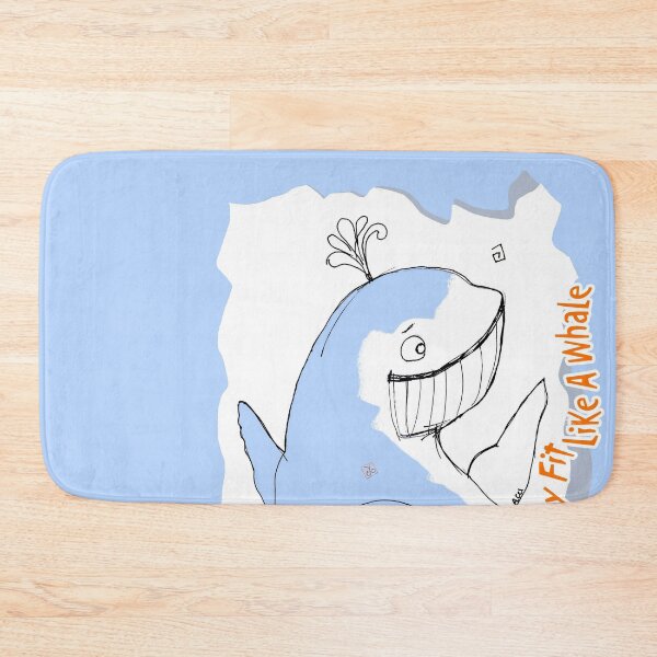 Item preview, Stay Fit like A Whale (Drawing by ACCI)  designed and sold by VanyssaGraphics.
