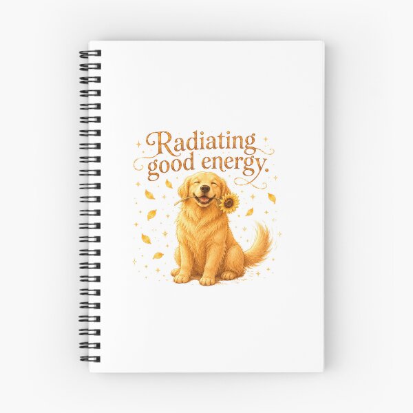 Item preview, Golden Retriever Radiating Good Energy Sunflower Field designed and sold by AQUILAKREO.