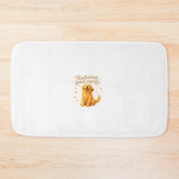 Item preview, Golden Retriever Radiating Good Energy Sunflower Field designed and sold by AQUILAKREO.