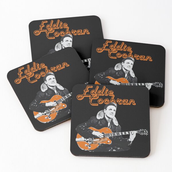 Item preview, EDDIE COCHRAN. Orange Gretsch Guitar  designed and sold by GAT74.