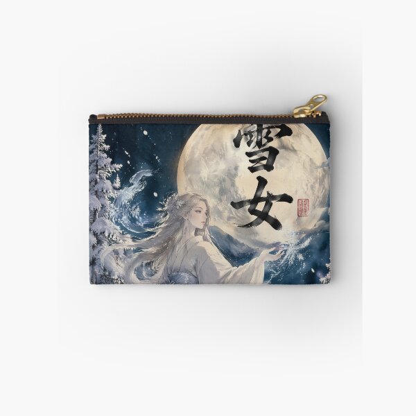 Item preview, Snow Spirit Woman – Yuki Onna Yokai Winter Goddess Japanese Folklore Art designed and sold by kaxymax.