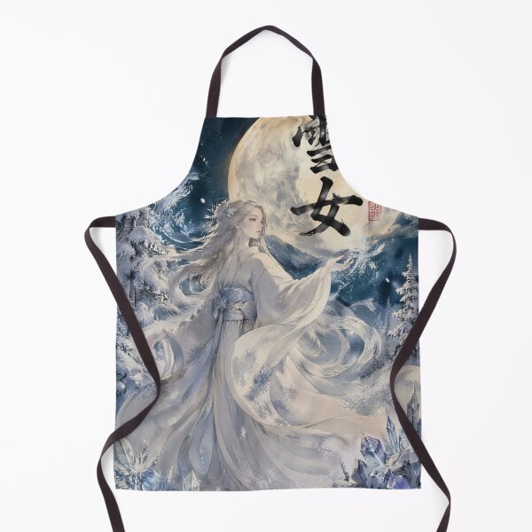 Item preview, Snow Spirit Woman – Yuki Onna Yokai Winter Goddess Japanese Folklore Art designed and sold by kaxymax.