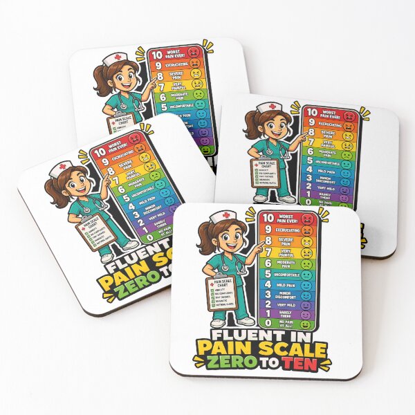 Item preview, Fluent In Pain Scale Zero To Ten designed and sold by twinklem.