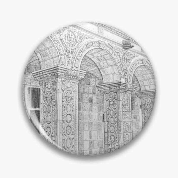 Item preview, Cloister of the Church of the Society of Jesus in Arequipa – Pencil Drawing designed and sold by KiwiPurple.