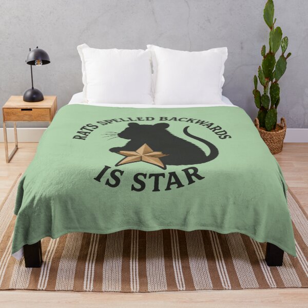 Item preview, Rats Spelled Backwards Is Star Funny Rat Meme Animal Puns designed and sold by DemureArtsy.