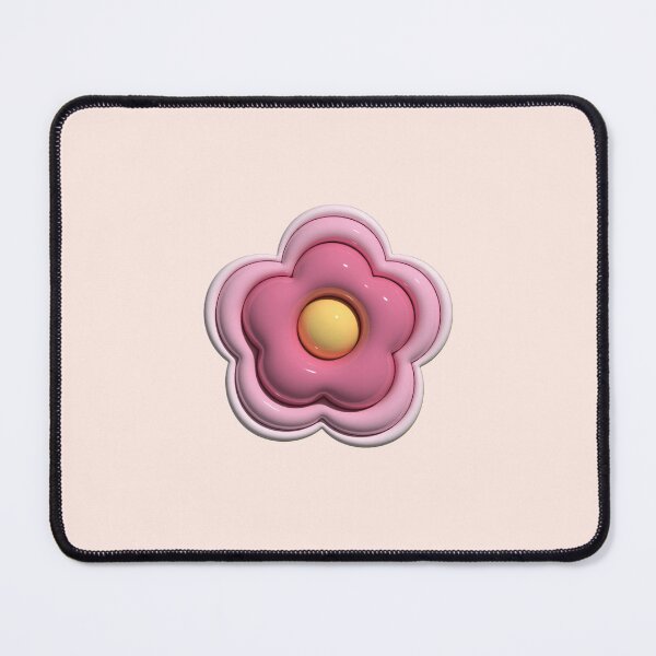Item preview, 3D Pink Flower Sticker | Glossy Kawaii Flower | Cute Pastel Floral 3D Render designed and sold by Pophands.