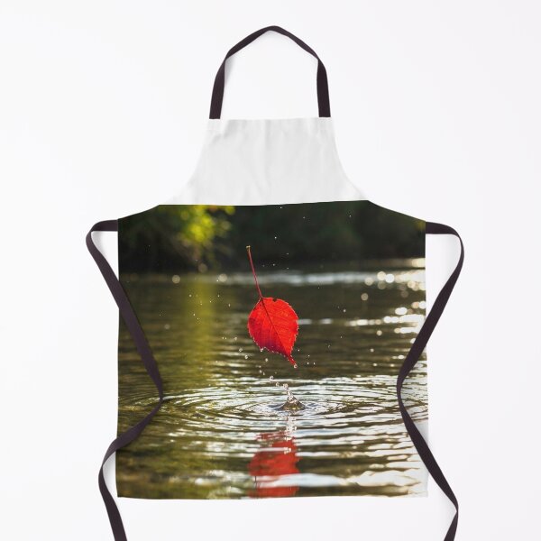 Item preview, Red leaf in the lake designed and sold by MariaTheExpert.