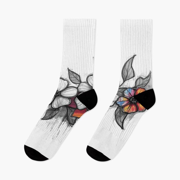 Item preview, Sketched flowers designed and sold by uunaa.