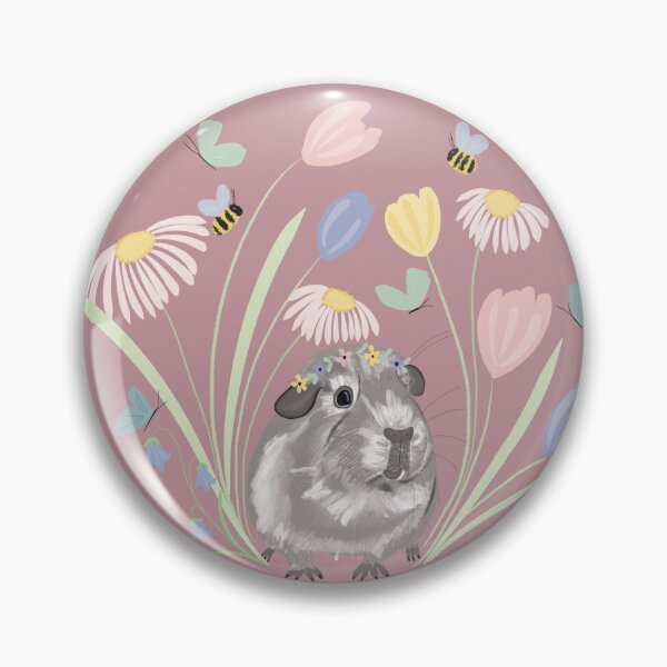 Item preview, Guinea Pig Embriodery Hoop designed and sold by BlossomandIvy.
