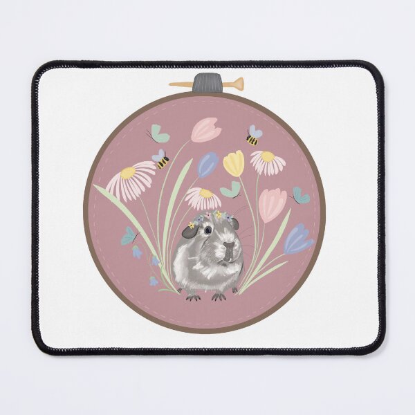 Item preview, Guinea Pig Embriodery Hoop designed and sold by BlossomandIvy.