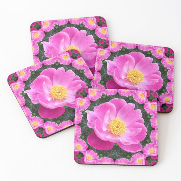 Item preview, Chinese Peony Wall Clock or Pillow designed and sold by BostonArcImage.
