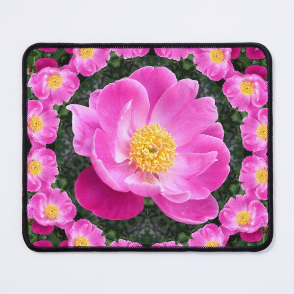 Item preview, Chinese Peony Wall Clock or Pillow designed and sold by BostonArcImage.