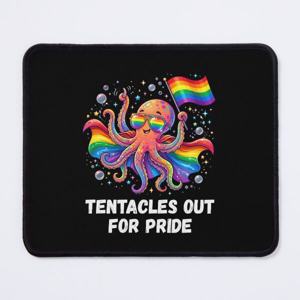 Item preview, Tentacles Out For Pride Rainbow Octopus LGBTQ designed and sold by snowry.