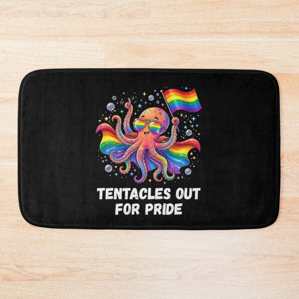 Item preview, Tentacles Out For Pride Rainbow Octopus LGBTQ designed and sold by snowry.