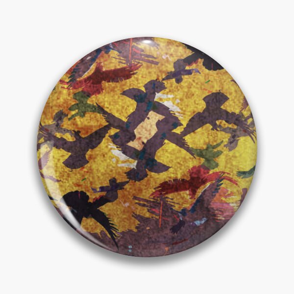 Item preview, Abstract flock of birds designed and sold by kinpirks.