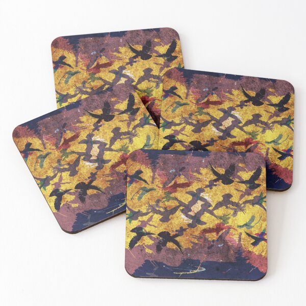Item preview, Abstract flock of birds designed and sold by kinpirks.