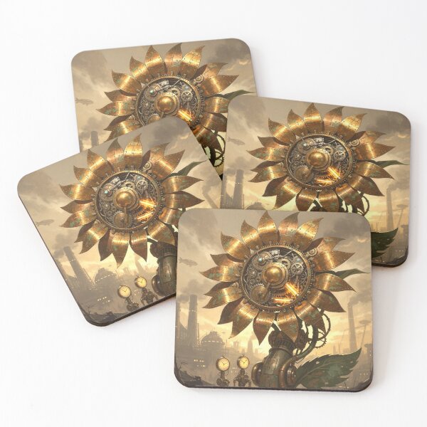 Item preview, Steampunk Sunflower designed and sold by Pinkgnomie.