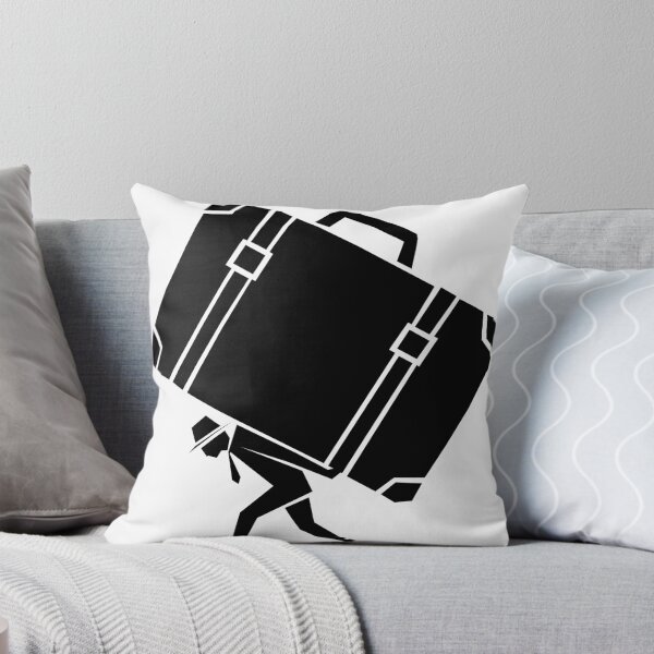 Item preview, Geometric Person Carrying Oversized Suitcase designed and sold by quibrak.