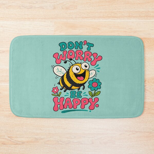 Item preview, Don't Worry Be Happy designed and sold by BrambleBox.