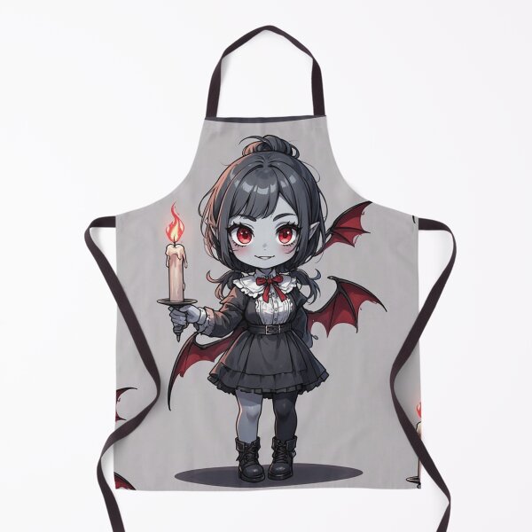Item preview, Chibi anime vampire holding a candle designed and sold by ArtsJulian.