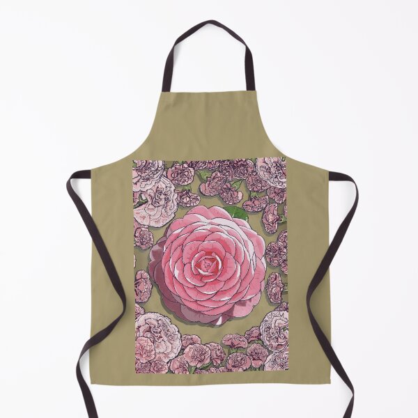 Item preview, Stippled Camellia and Carnations designed and sold by DaisyEverbright.