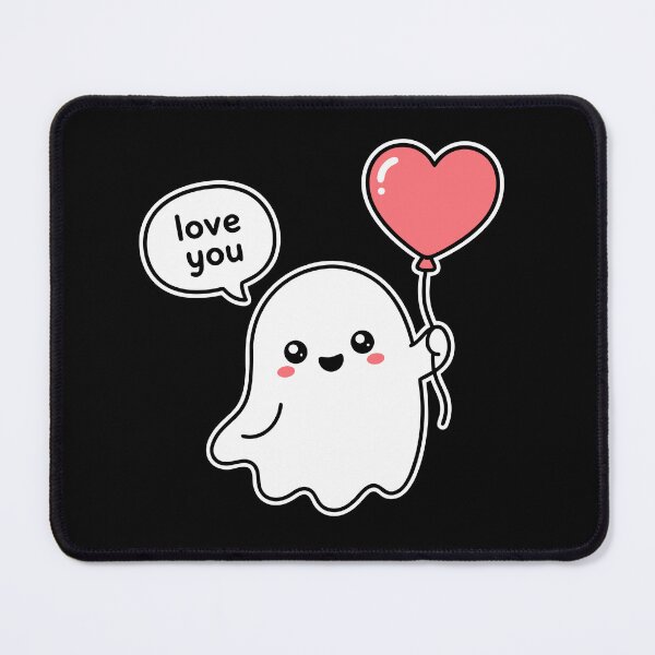 Item preview, Cute Ghost Love You Heart Balloon designed and sold by teeperfect.