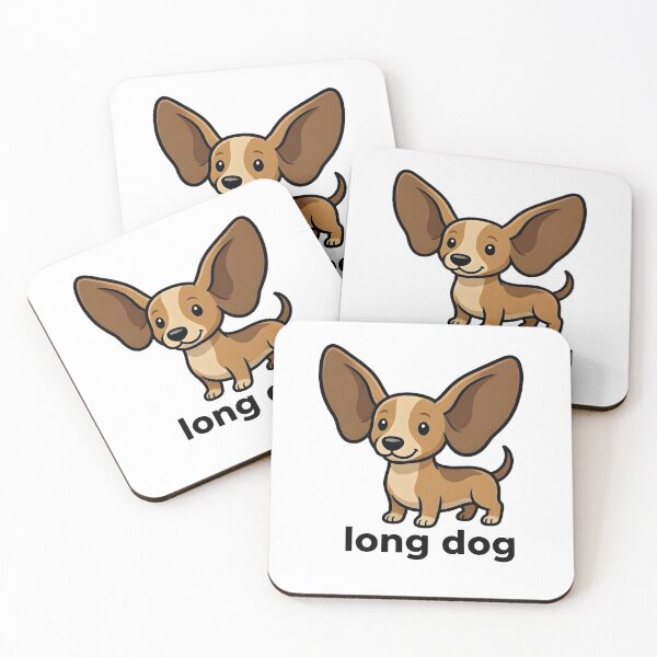 Item preview, Cute Long Dog Chihuahua Cartoon Illustration designed and sold by Smoking_Animals .