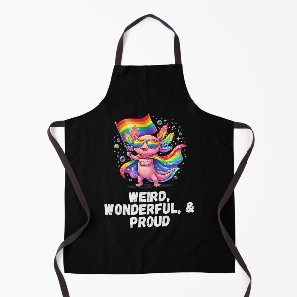 Item preview, Weird, Wonderful, & Proud Axolotl Pride Flag designed and sold by snowry.
