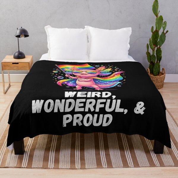 Item preview, Weird, Wonderful, & Proud Axolotl Pride Flag designed and sold by snowry.