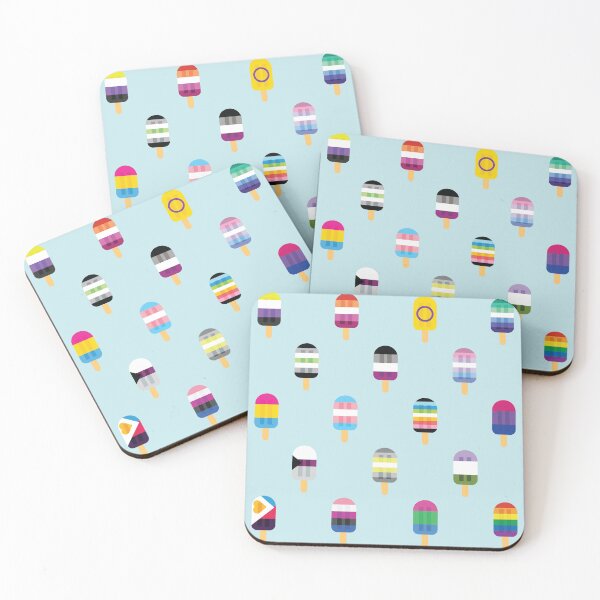 Item preview, Pride Popsicle Parade LGBTQ+ Summer Pattern Design designed and sold by Hallowed Artistry.