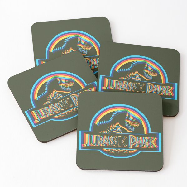 Item preview, Jurassic Park CMYK Neon 2 - Green designed and sold by animinimal.