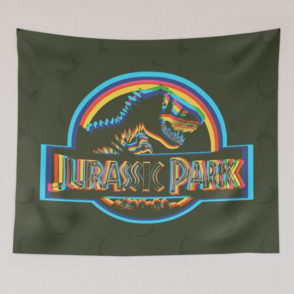 Item preview, Jurassic Park CMYK Neon 2 - Green designed and sold by animinimal.