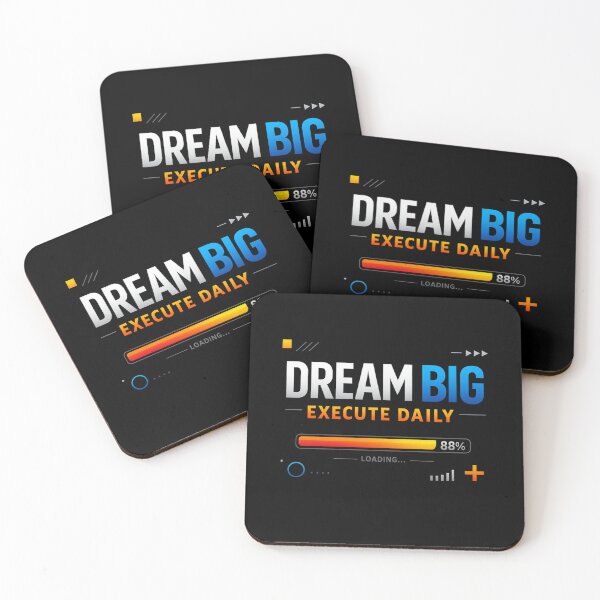 Item preview, Dream big Execute daily designed and sold by Kalpa.