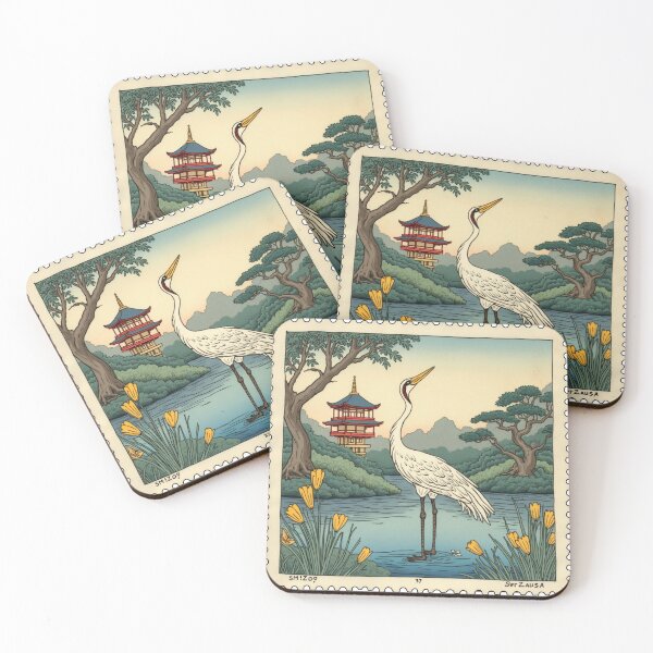 Item preview, Crane Bird Japanese designed and sold by Atlantico54.