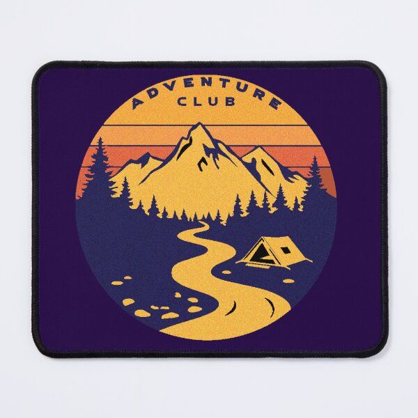 Item preview, Vintage Adventure Club Retro Outdoor Camping Emblem designed and sold by AstraAnalog.