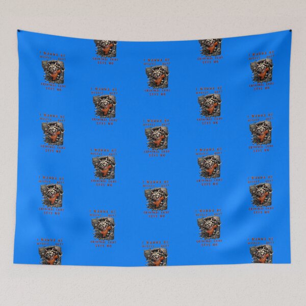 Item preview, Cartoon raccoon. I wanna be myself...  But! Criminal cod says no.  designed and sold by Creative-Sanc.