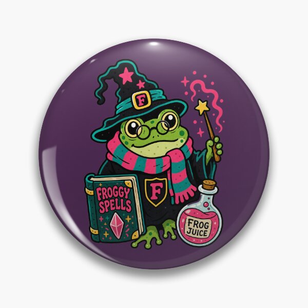 Item preview, Froggy Potter designed and sold by BrambleBox.