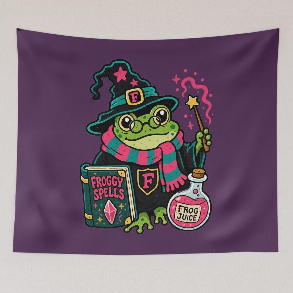 Item preview, Froggy Potter designed and sold by BrambleBox.