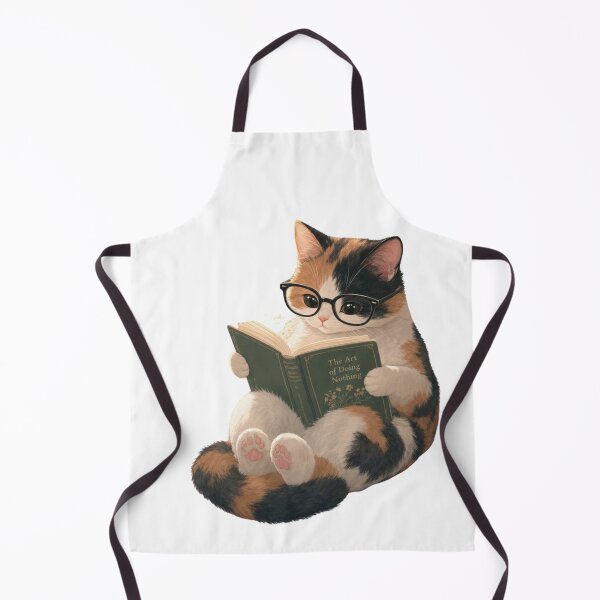 Item preview, Main Character Resting Cat Kawaii Sticker | Book Lover designed and sold by Ashley critters.