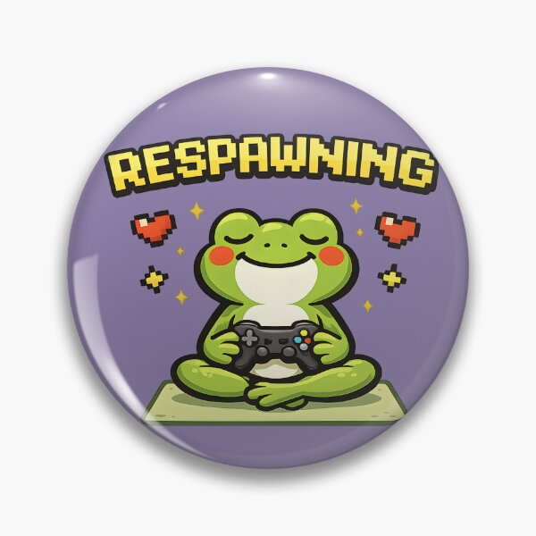 Item preview, Respawning Gamer Frog – Cute Cozy Gaming Controller Design designed and sold by  Artistry in Motion by MADsrecreation.